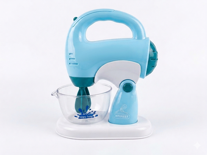 Kids Playing House Mixer Toy with Bowl – Pretend Kitchen Baking Appliance Role Play Toy (3+ Years)