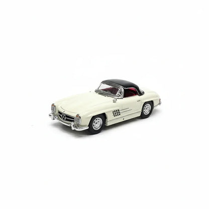 GFCC 1:64 1960 Mercedes-Benz 300SL Roadster White Diecast Model Car