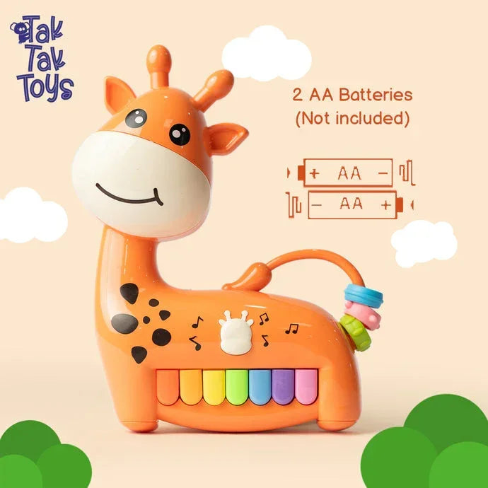 Nubo Giraffe Piano Musical Keyboard for Kids – Light & Sound Animal Piano Toy | Early Learning Musical Toy for Toddlers