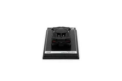 PosterCars 1:64 Bugatti Divo – Black – Acrylic Box | Hypercar League Collection #19 - Jaiman Toys