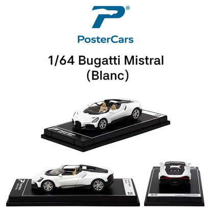 PosterCars 1:64 Hypercar League Collection – 24-Piece Diecast Supercar Set (Pagani, McLaren, Koenigsegg, Lamborghini, Bugatti, Aston Martin, Porsche)