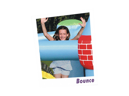 Indoor Inflatable Castle Bounce House with Slide | 840D Oxford Fabric Kids Jumping Castle | Home Use Bouncy House | Ages 3+