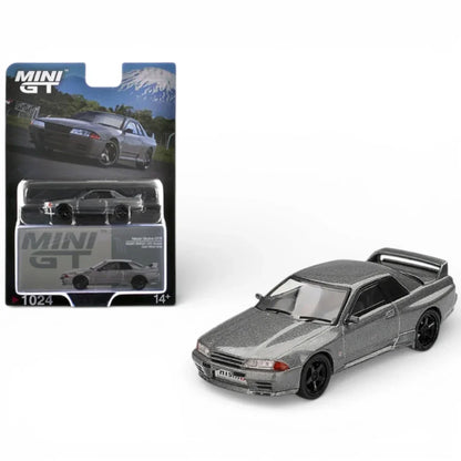 Mini GT 1:64 Nissan Skyline GT-R R32 NISMO CRS (BNR32) Dark Metal Gray | RHD Die-Cast Collectible