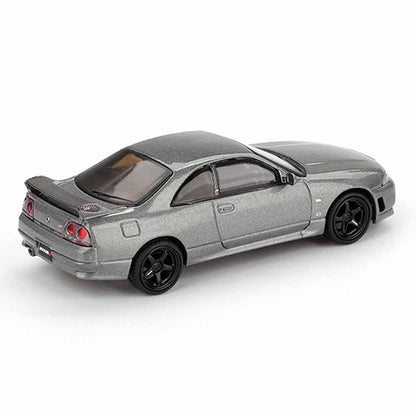 MINI GT 1:64 Nissan Skyline GT-R NISMO BCNR33 CRS Version Dark Metal Gray Die-Cast Model Car