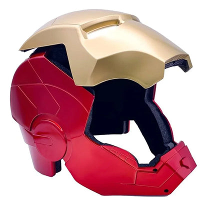 Iron Man LED Helmet Mask – Light-Up Eyes, 22” Ultimate Role-Play Costume for Kids & Adults - Jaiman Toys