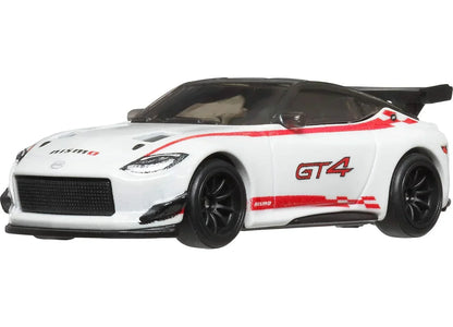 Hot Wheels Premium Race Day 2023 Nissan Z GT4 Diecast Car – Full Metal Body, Real Riders Tires, Car Culture Collector Series