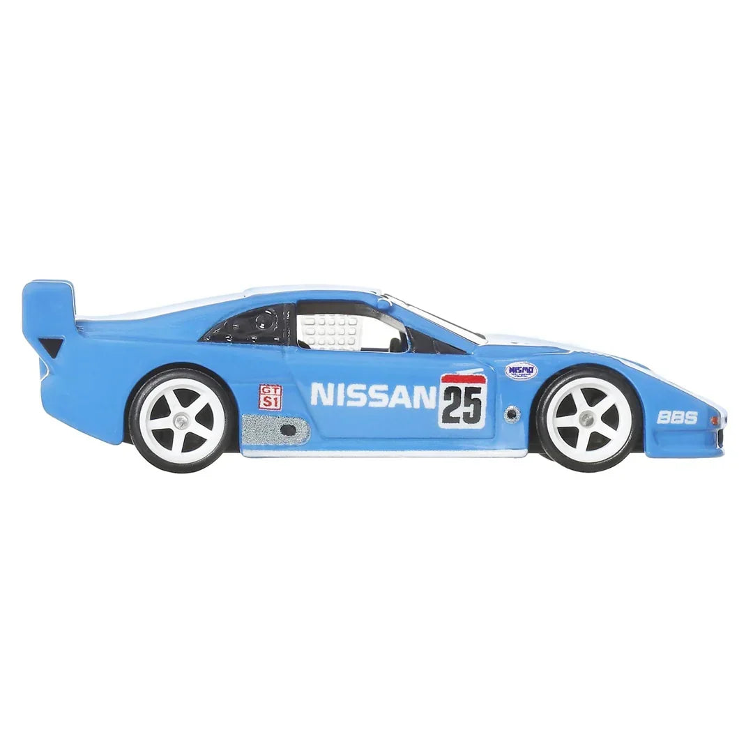 Hot Wheels Premium Silhouettes Nissan 300ZX Diecast Car – Full Metal Body, Real Riders Tires, Car Culture Collector Model