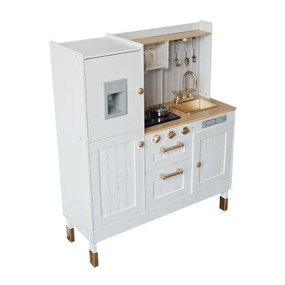 Wooden Play Luxury Kitchen with Simulated Sound and LightSound Light Glowing Popular Kitchen Toy Set