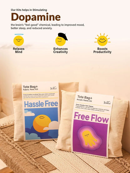 Tote Bag - DIY Petal Pop kit by Dastkhat - Jaiman Toys