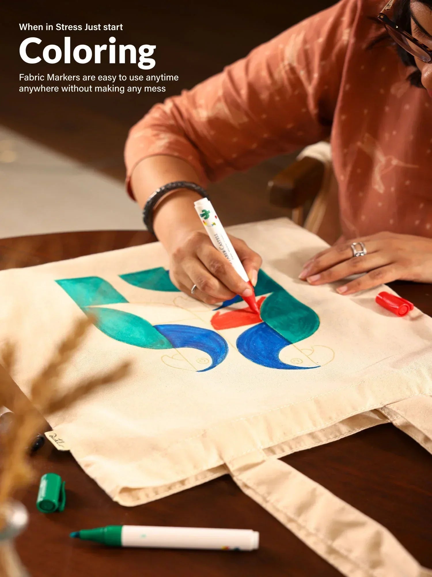 Tote Bag - DIY Mandala kit by Dastkhat - Jaiman Toys
