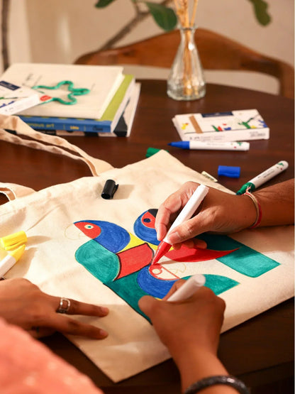 Tote Bag - DIY Petal Pop kit by Dastkhat - Jaiman Toys