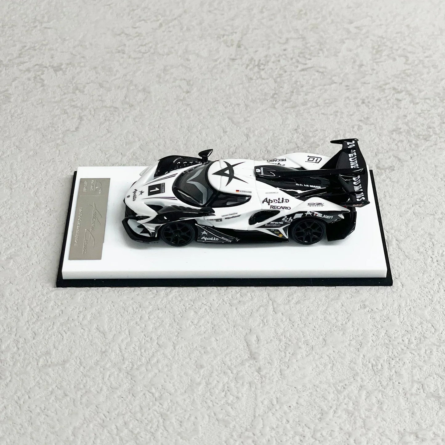 Apollo IE 1:64 Diecast Hypercar Model – 3 Color Variants | Display Case Included