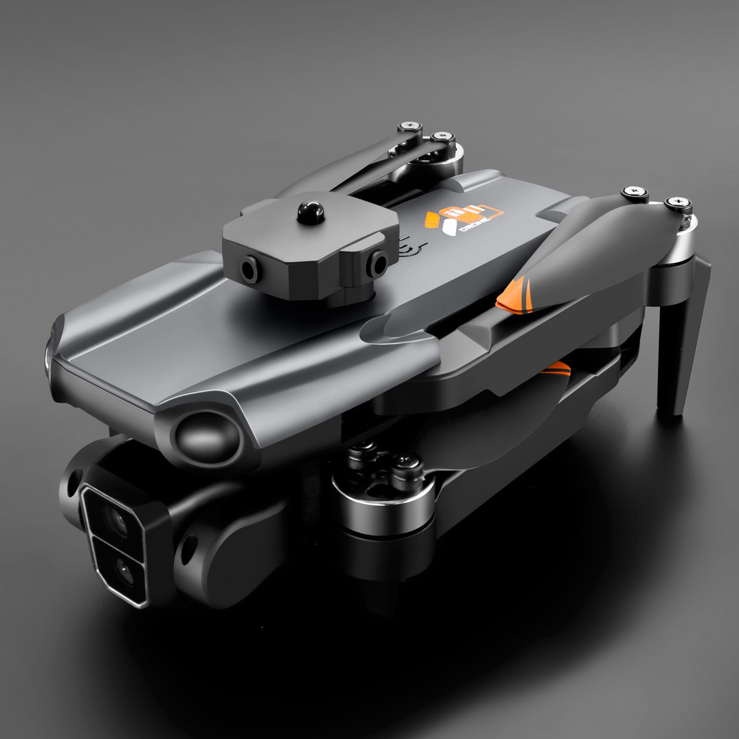 S119 Foldable RC Drone with Dual Lens Camera, Brushless Motor, Obstacle Avoidance, Optical Flow Positioning & Electric Adjustable Camera | Remote Control Quadcopter
