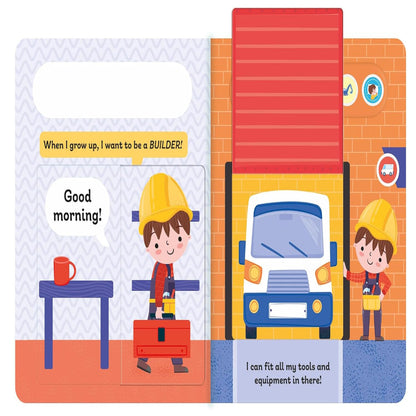 North Parade I Want to Be a Builder Light & Sound Lift-the-Flap Book for Kids