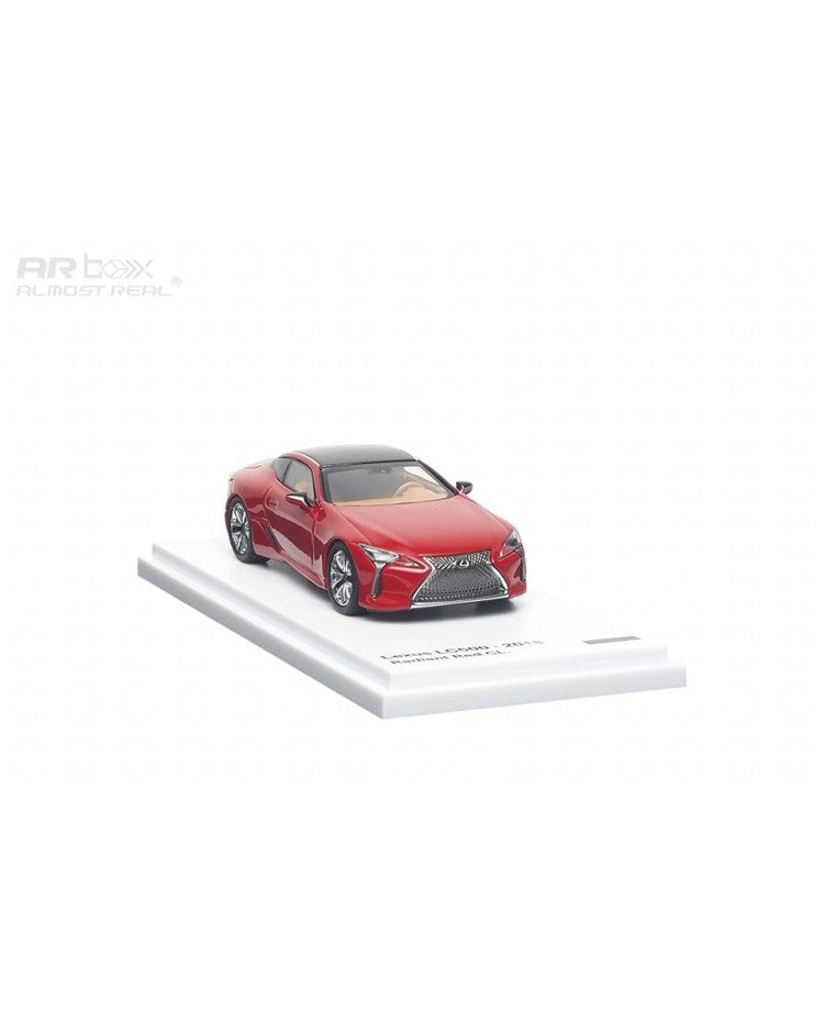 AR Box 1:64 Lexus LC500 2018 Die-Cast Model Car | Premium Luxury Coupe Collectible with Display Base | 2 Variants