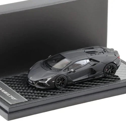 LCD Models 1:64 Lamborghini Revuelto Coupe Diecast Model – Matte Black | LCD64042-BL