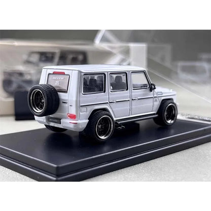 LMF 1/64 Scale Mercedes-Benz G63 White Diecast Car Model Toy Collection Gift - Jaiman Toys