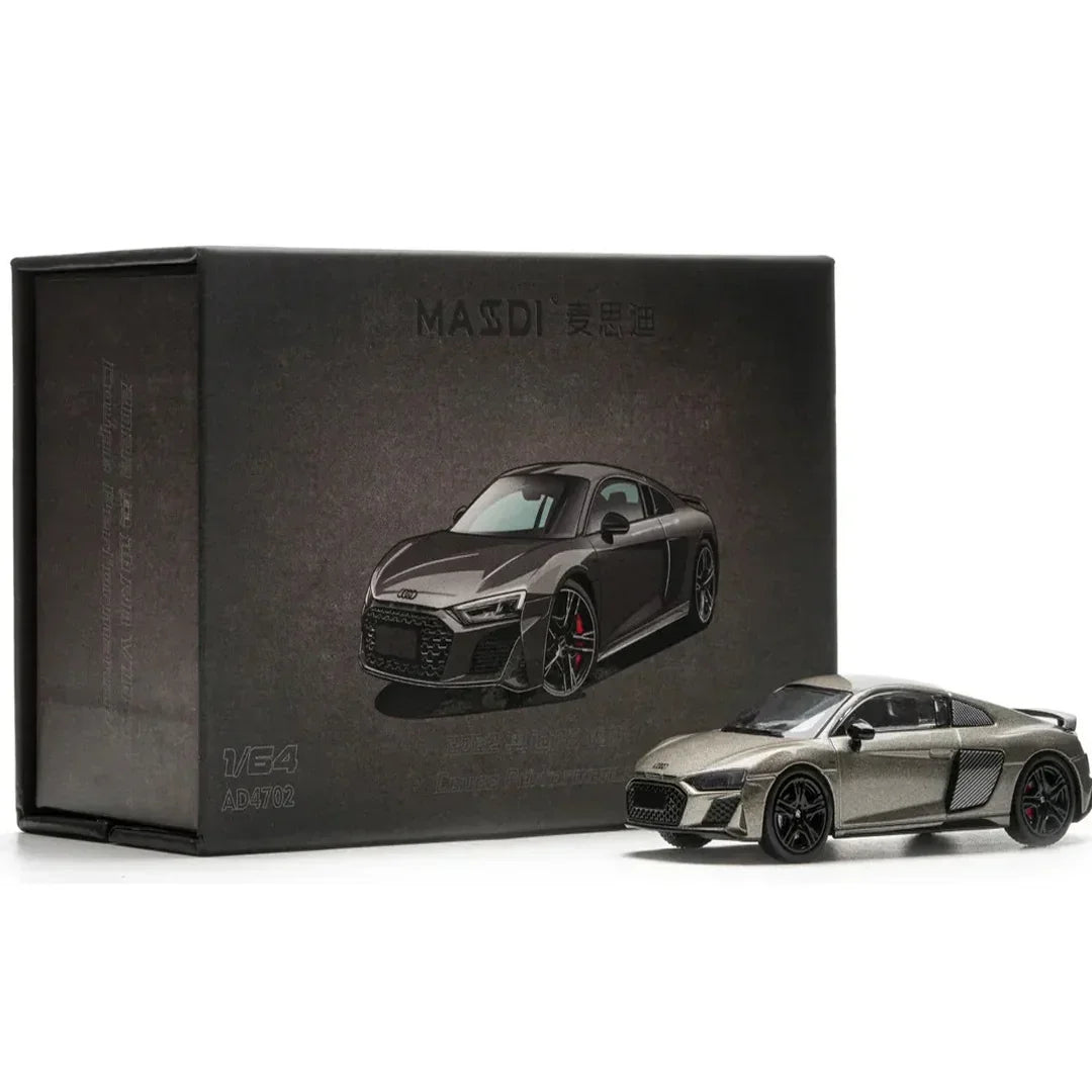 MASSDI 1:64 Audi R8 V10 Coupe Performance 2022 Diecast Sports Car Model (AD4702)