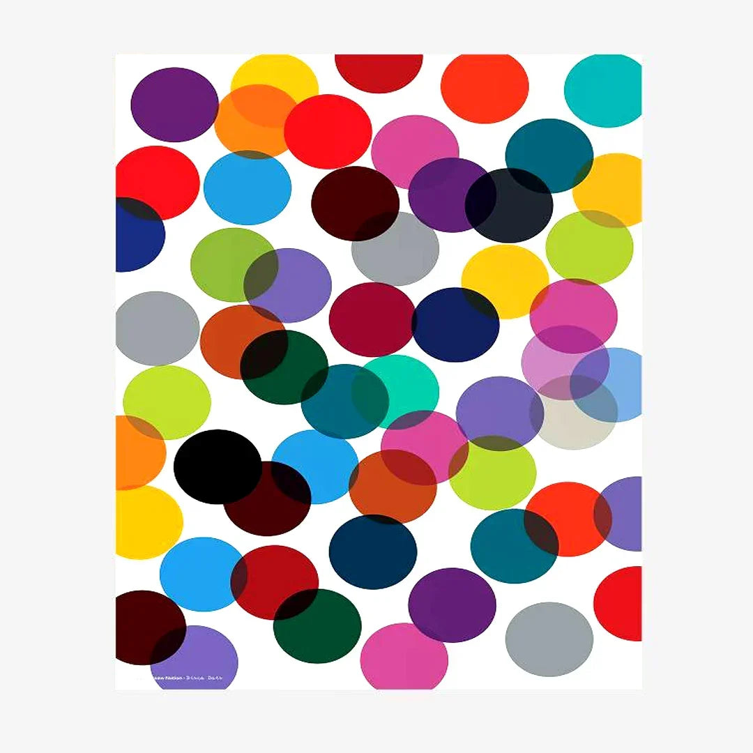Jigsaw Nation 500 Piece Rectangle Puzzle – Disco Dots | Colorful Abstract Jigsaw Puzzle for Teens & Adults