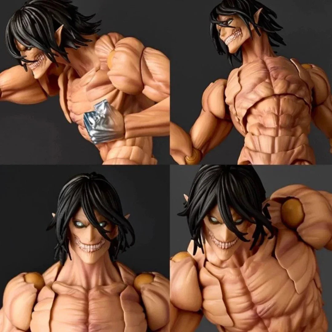 Revoltech Amazing Yamaguchi Attack Titan Action Figure – Anime Collectible
