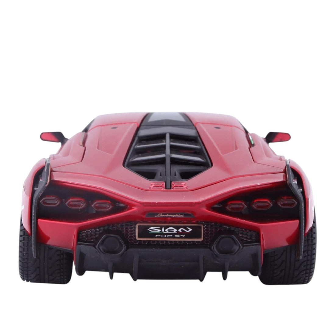 Bburago 1:24 Lamborghini Sián FKP 37 Red Diecast Model Car – Premium Supercar Collectible