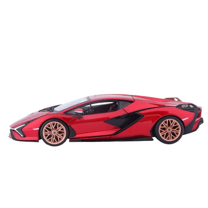 Bburago 1:24 Lamborghini Sián FKP 37 Red Diecast Model Car – Premium Supercar Collectible