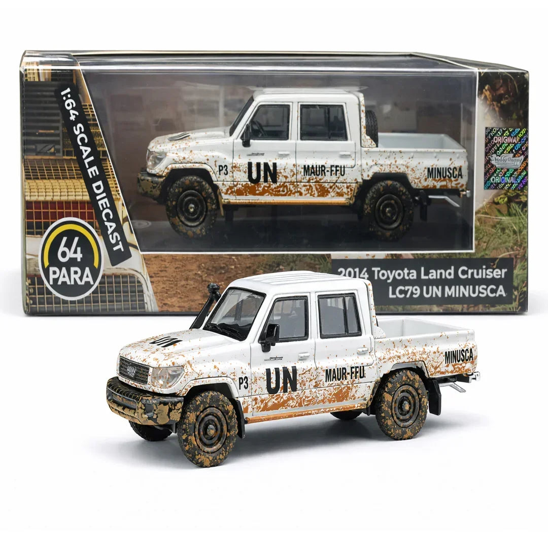 PARA64 1:64 2014 Toyota Land Cruiser LC79 UN MINUSCA Diecast Model – Limited Edition Collectible