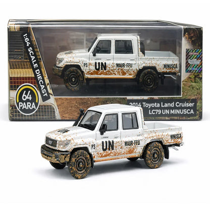 PARA64 1:64 2014 Toyota Land Cruiser LC79 UN MINUSCA Diecast Model – Limited Edition Collectible