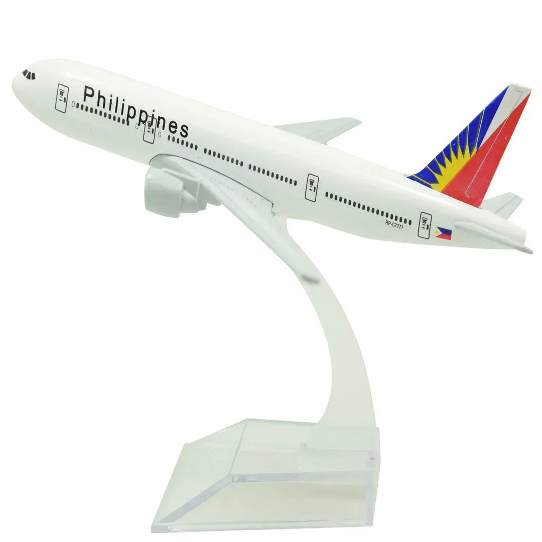 Breatoi 1:400 Die-Cast Aircraft Model Collection (16 cm) with Display Stand – International Airline Jet Showpieces