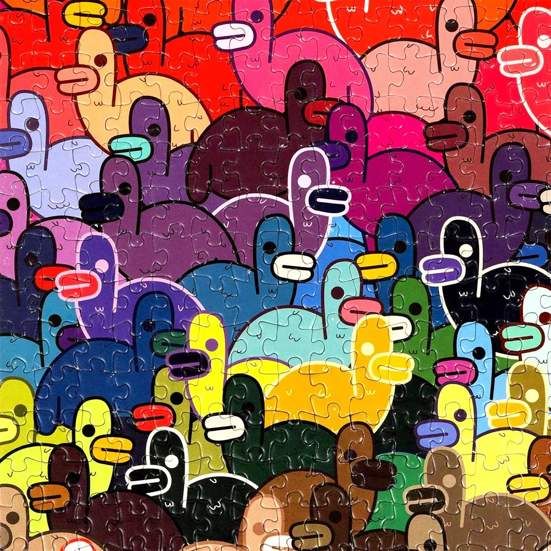 Jigsaw Nation 500 Piece Rectangle Puzzle – All of the Quacks by Murtaza M. Bookwala