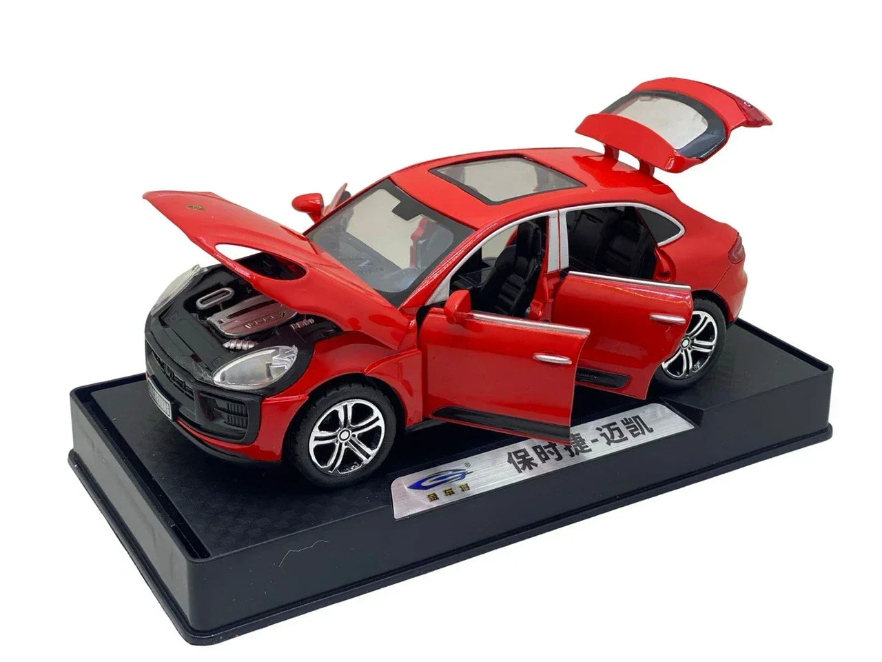 Joy Junction 1:32 Porsche Macan Diecast Car Model – Opening Doors, Metal Body Luxury SUV Toy for Kids & Collectors