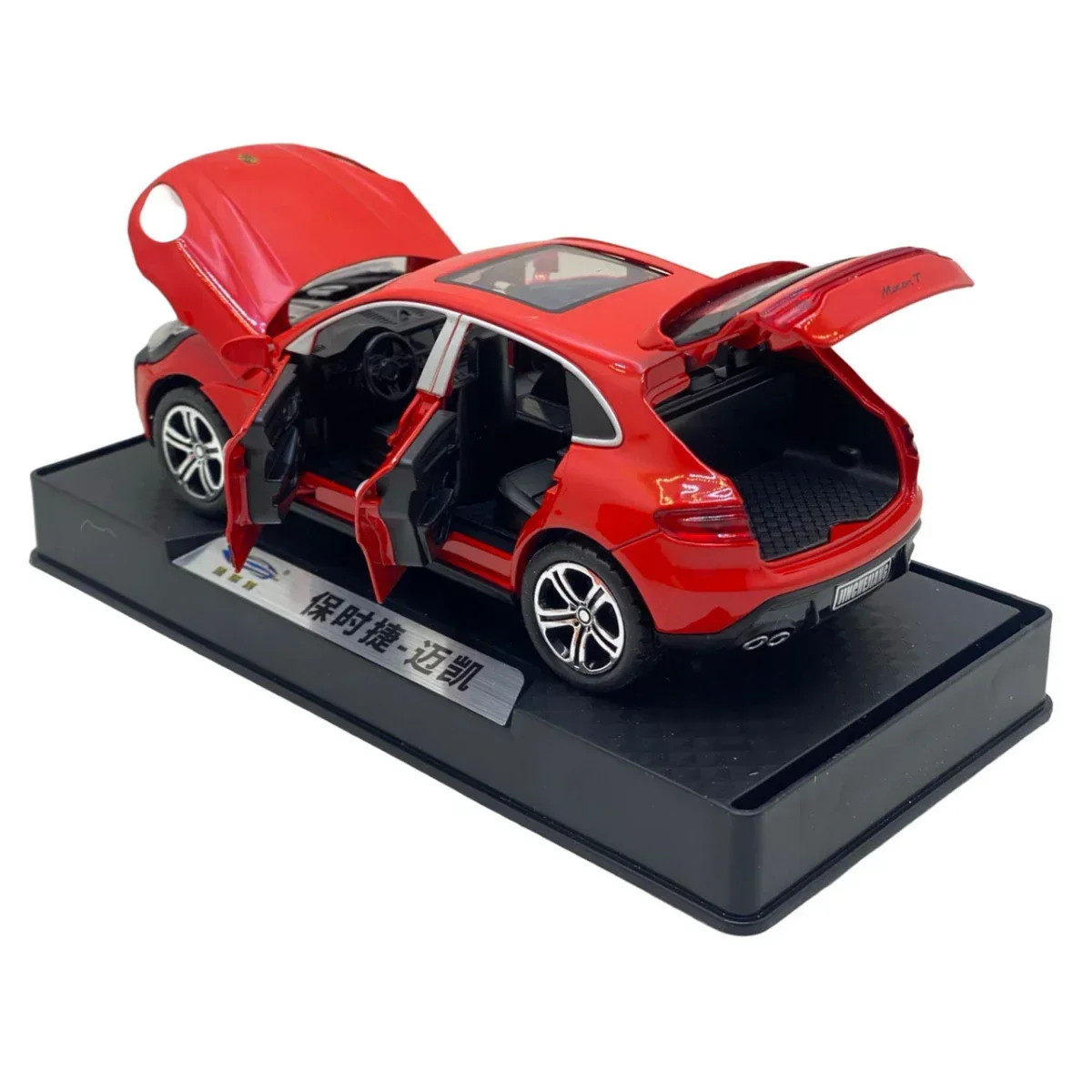Joy Junction 1:32 Porsche Macan Diecast Car Model – Opening Doors, Metal Body Luxury SUV Toy for Kids & Collectors