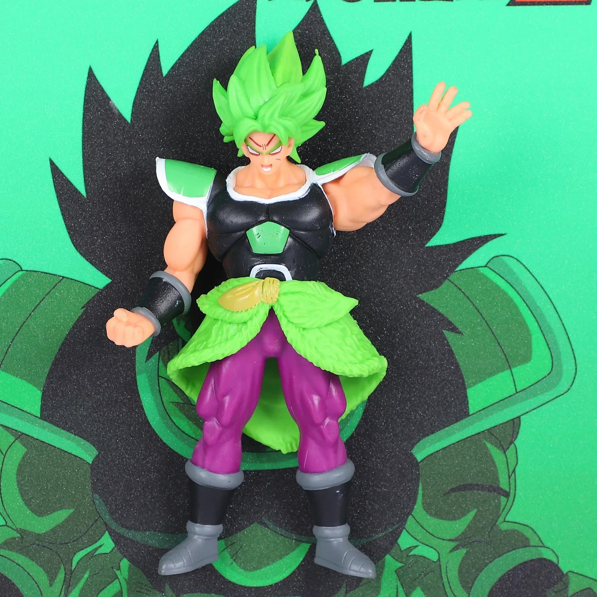 3D Broly From Dragon Ball Decorative Wall Frames – 40x40 cm | Dynamic Superhero Wall Art for Collectors - Jaiman Toys