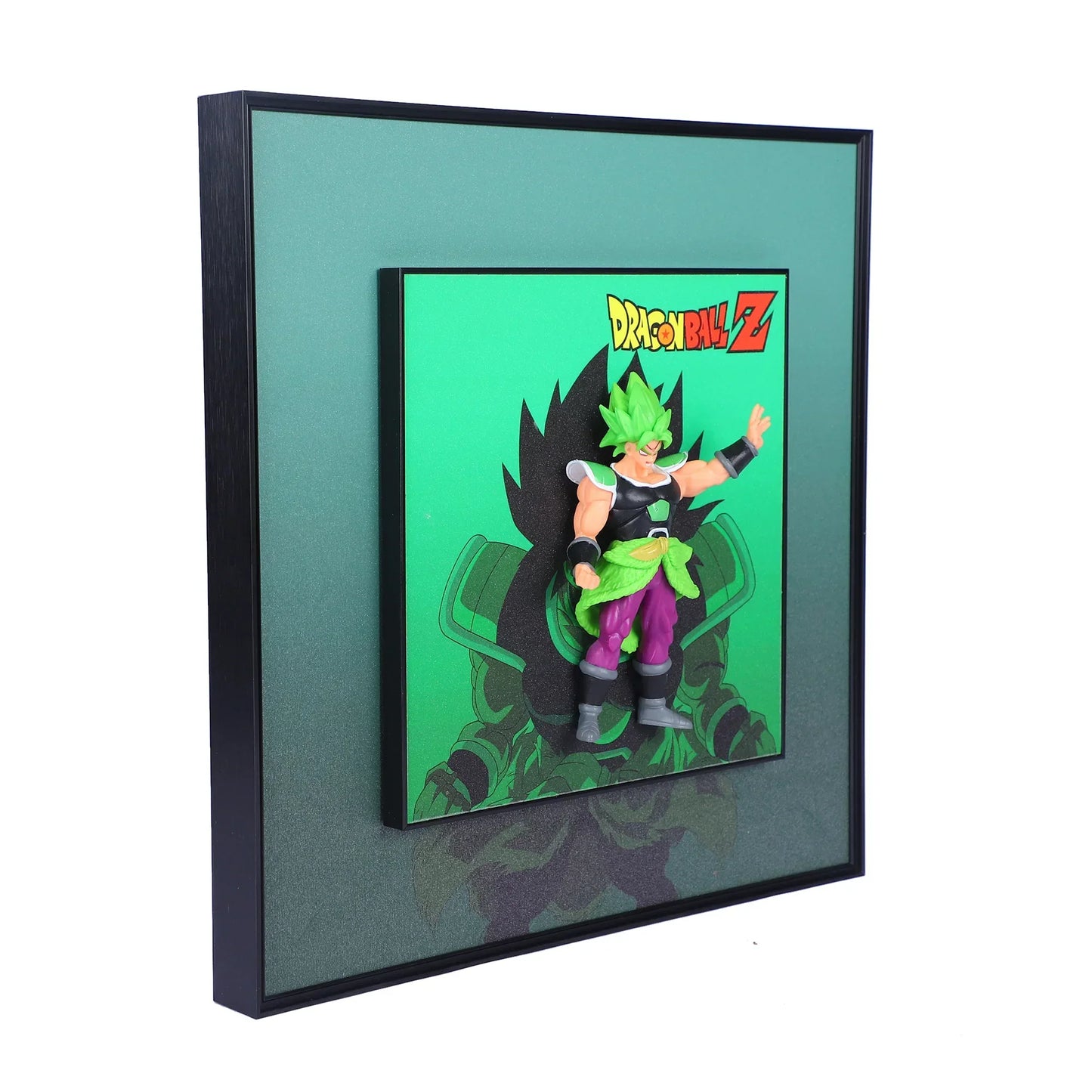 3D Broly From Dragon Ball Decorative Wall Frames – 40x40 cm | Dynamic Superhero Wall Art for Collectors - Jaiman Toys