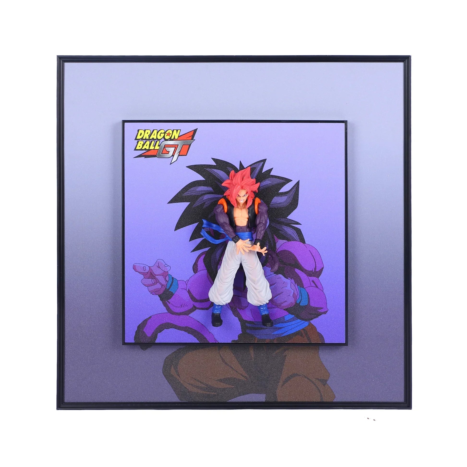 3D Goku From Dragon Ball Decorative Wall Frames – 40x40 cm | Dynamic Superhero Wall Art for Collector - Jaiman Toys