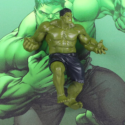 3D Hulk Action Figure Decorative Wall Frames – 40x40 cm | Dynamic Superhero Wall Art for Marvel Fans & Collectors | Premium Decor & Powerful Gift for Avengers Lovers - Jaiman Toys