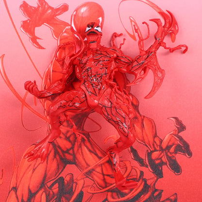 3D Red Venom Carnage Action Figure Decorative Wall Frames – 40x40 cm | Perfect for Racing Enthusiasts | Eye-Catching Room Decor | Ideal Gift for Bike Lovers & Collectors - Jaiman Toys