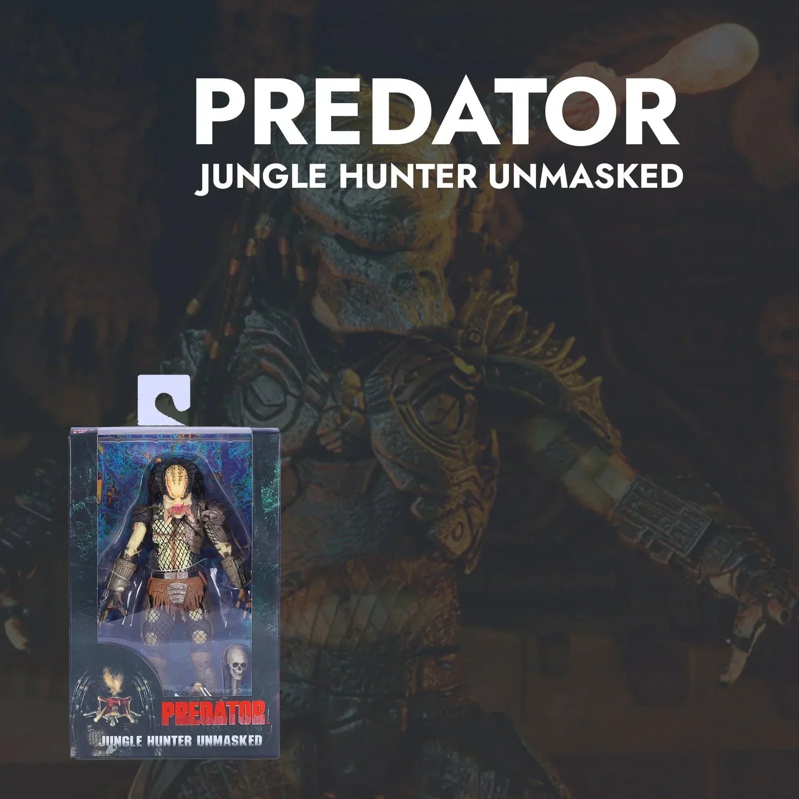 NECA Predator Scale Ultimate Jungle Hunter Unmasked Action Figure - Jaiman Toys