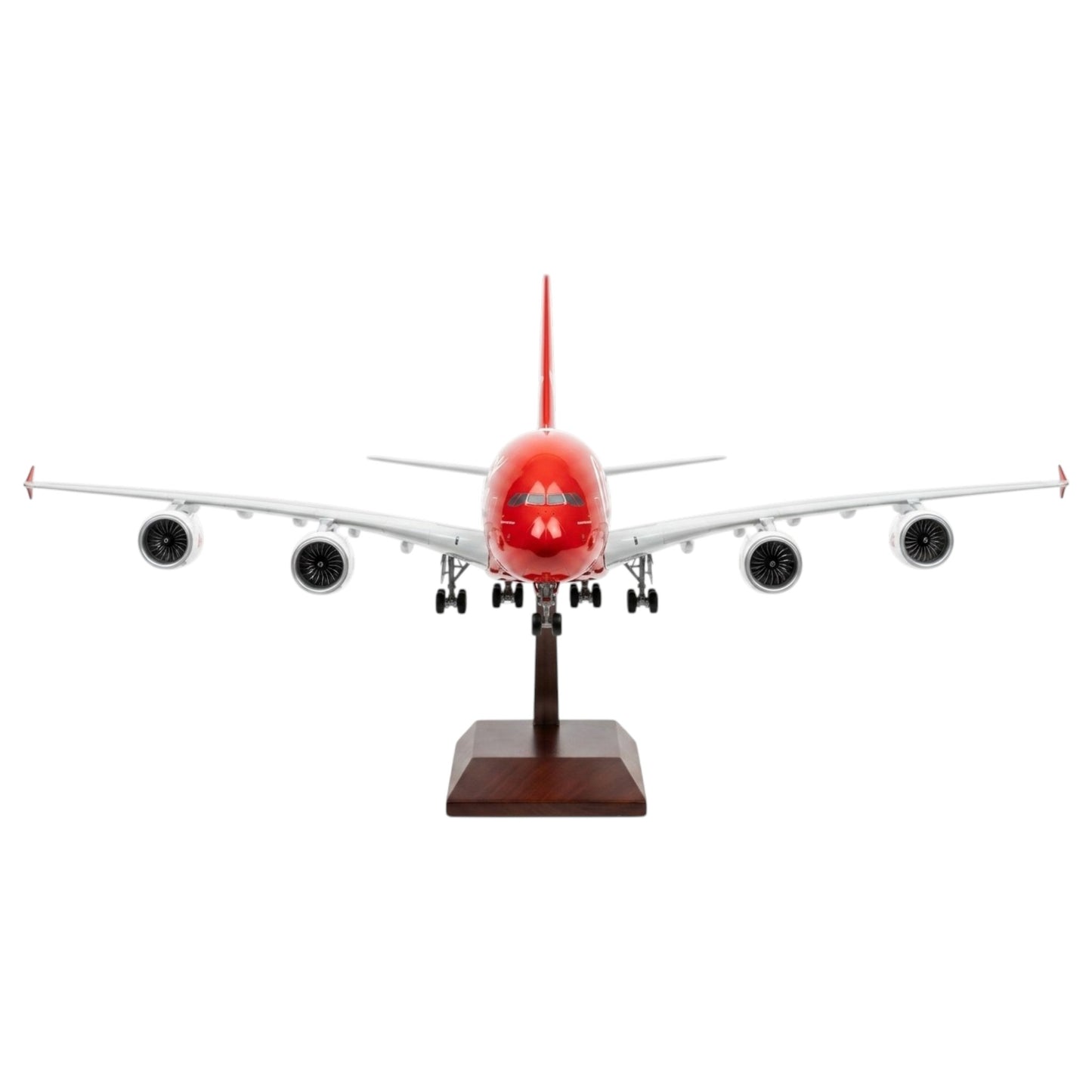 380 Coca Cola 1:160 Scale Diecast Aeroplane Display Model with LED Light | Premium Aircraft Replica with Display Stand
