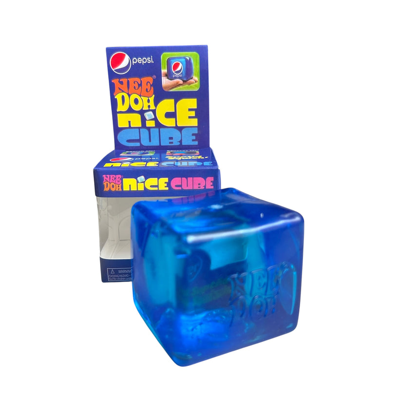 Pepsi Nee Doh Nice Cube | Super Solid Squish Sensory Stress Relief Toy | Premium Gel Squishy Cube