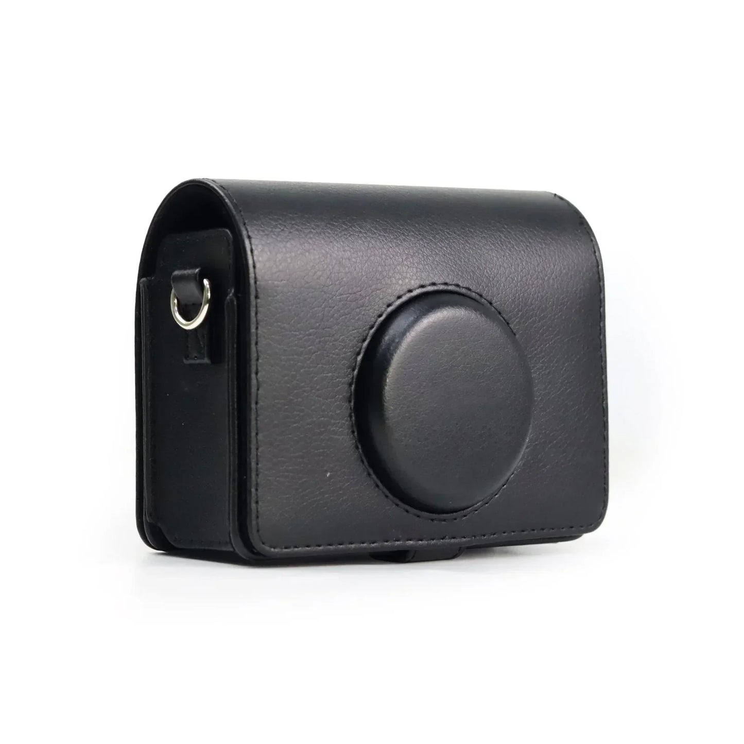 Sleek Protection For Mini Evo : Black PU Leather Case for Fujifilm Instax Mini EVO! - Jaiman Toys