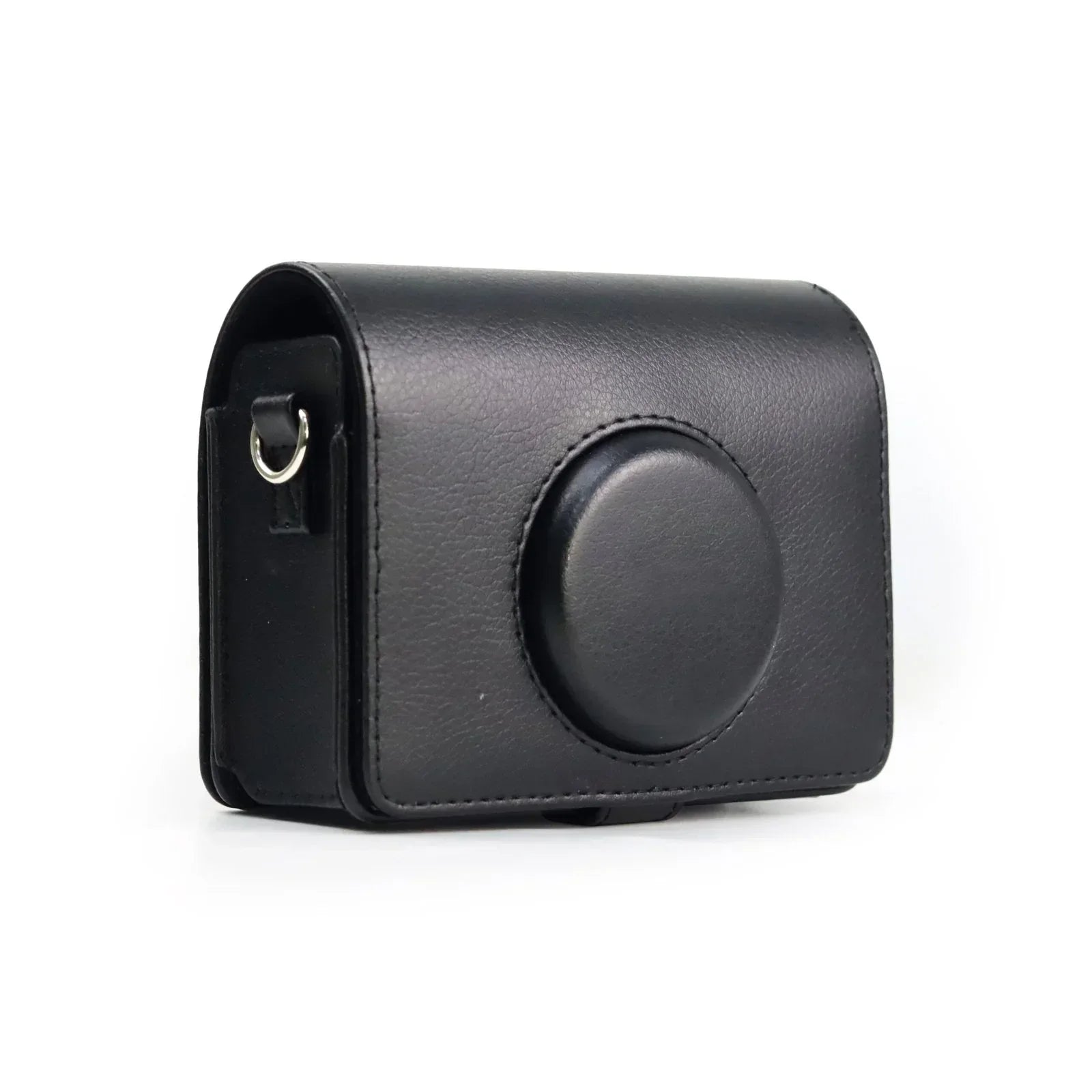Sleek Protection For Mini Evo : Black PU Leather Case for Fujifilm Instax Mini EVO! - Jaiman Toys