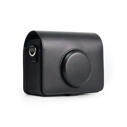 Sleek Protection For Mini Evo : Black PU Leather Case for Fujifilm Instax Mini EVO! - Jaiman Toys