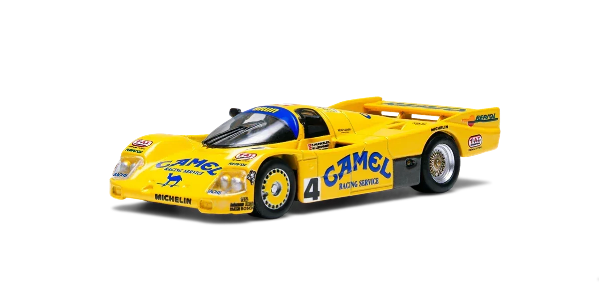 Sparky 1/64 Porsche - 962C Team Camel Brun Motorsport #4 24h Le Mans 1988 F.Hunkeler - W.Lechner - M.Reuter (Tiny Exclusive) - Jaiman Toys