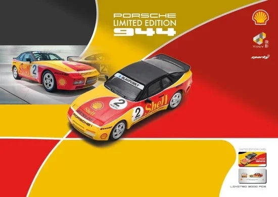 SPARKY 1/64 DIECAST Porsche 944 Turbo Cup Shell #2 (Flat headlights) - Jaiman Toys