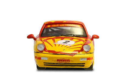 SPARKY 1/64 DIECAST SHELL PORSCHE 911 (964) Carrera Cup COMBO - Pirelli #1 Kaufmann & trophy combo - Jaiman Toys