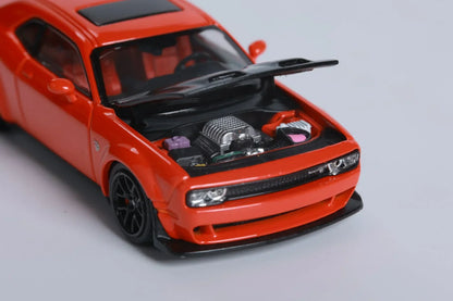 Stance Hunters 1:64 Dodge Challenger Hellcat Model SRT Hellcat  Diecast Car