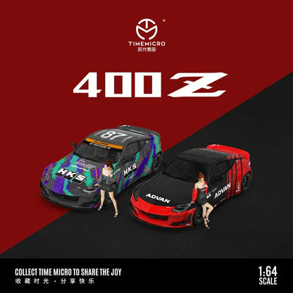 TimeMicro 1:64 Nissan 400Z ADVAN Edition – Premium Diecast Model Car