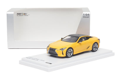 AR Box 1:64 Lexus LC500 2018 Die-Cast Model Car | Premium Luxury Coupe Collectible with Display Base | 2 Variants