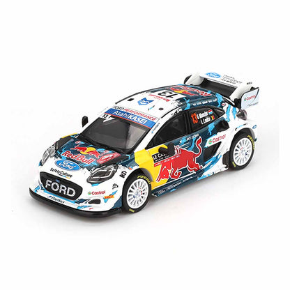 Mini GT 1:64 Ford Puma Rally1 #13 2024 Rally Monte Carlo M-Sport Ford WRT Die-Cast Model Car | Collector Box